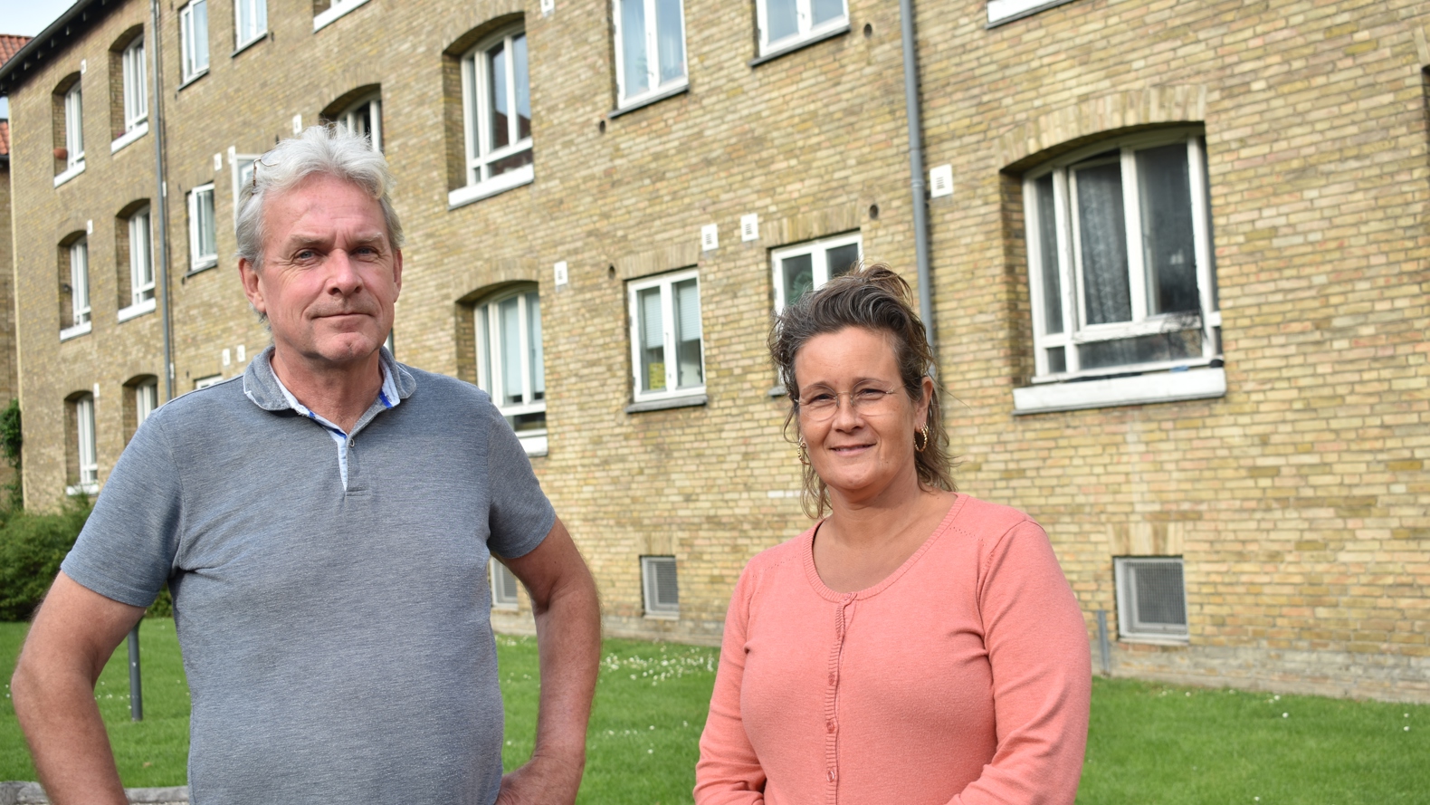 Ejendomsleder Morten Udsholt Og Netvaerksmedarbejder Christina Al Aani, AKB Sydhavnen